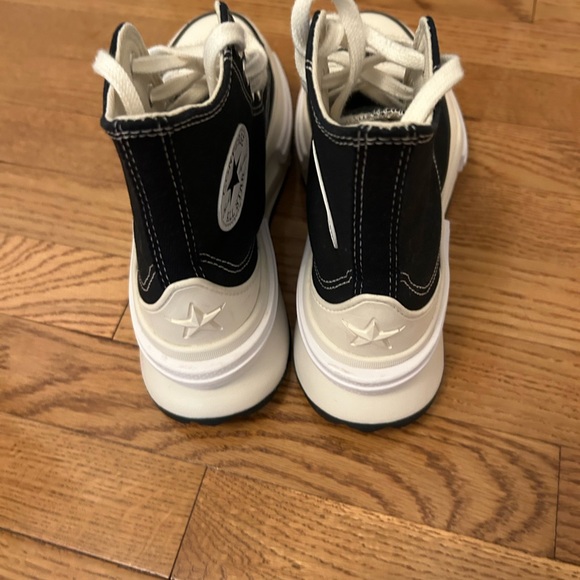 Converse Black and White High-Top Sneakers - Picture 2 of 4